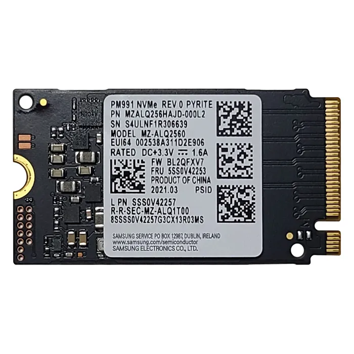 Lenovo 5SS0V42253 | 256GB Triple-Level Cell PCI Express 3.0 x2 NVMe M.2 2242 Solid State Drive Refurbished - Lenovo refurbished available on Gotodirect