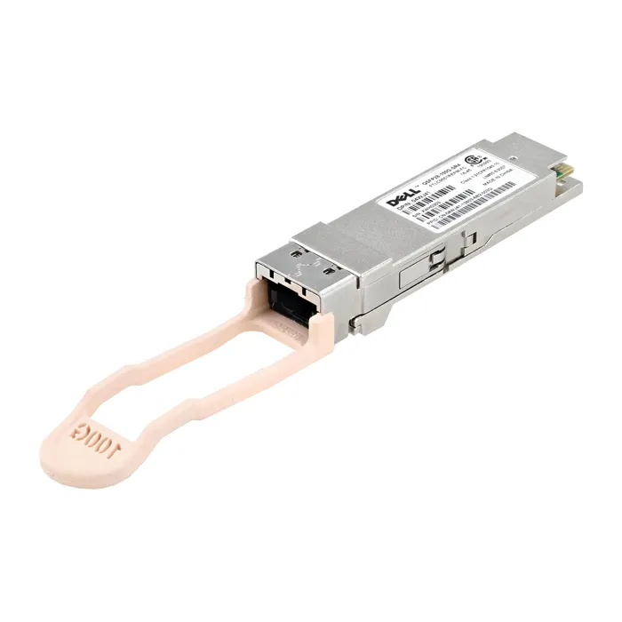 Dell 4WJ41 | 100Gb/s 100GBase-SR4 Multi-Mode Fibre 850nm 100m MPO-12 Connector QSFP28 Transceiver Module Refurbished - Dell refurbished available on Gotodirect