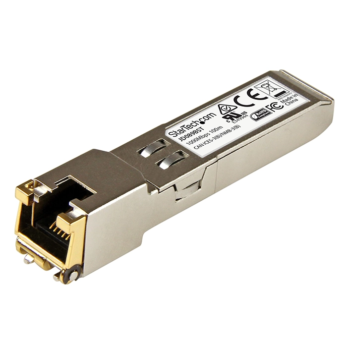 StarTech JD089BST | 1Gb/s 1000Base-T Copper 100m RJ-45 Connector SFP Transceiver Module for HP Compatible Refurbished - StarTech.com (standardized as per the brand's official website refurbished available on Gotodirect