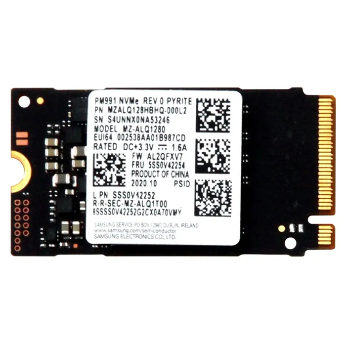 Lenovo 5SS0V42254 | 128GB PCI Express Gen3 NVMe M.2 2242 Internal Solid State Drive Refurbished - Lenovo refurbished available on Gotodirect