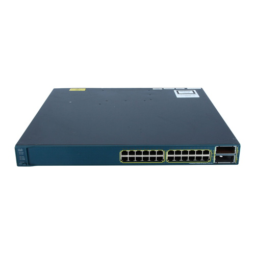 Cisco WS-C3560E-24PDS-RF | Catalyst 3560-E Series 3560E-24PD 24 x RJ-45 Ports PoE+ 10/100/1000Base-T + 2 x X2 Ports Layer 3 Managed 1U Rack-mountable Gigabit Ethernet Network Switch Refurbished - Cisco Systems Inc. refurbished available on Gotodirect