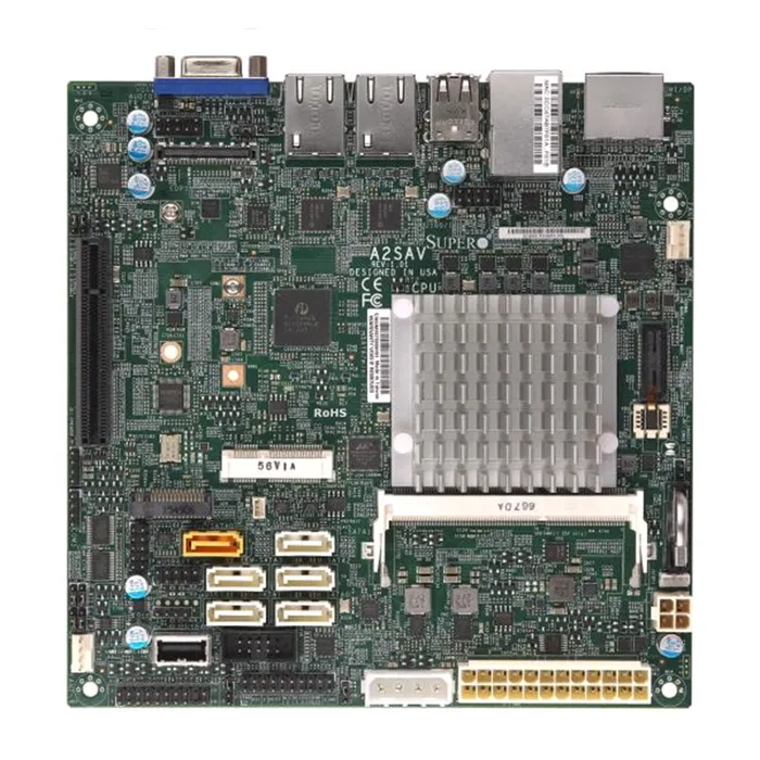 Supermicro MBDA2SAVO | A2SAV Socket BGA1296 System On Chipset Intel Atom E3940 Processors Support DDR3L SO-DIMM 4x SATA 3.0Gb/s Mini-ITX Motherboard Refurbished -  refurbished available on Gotodirect