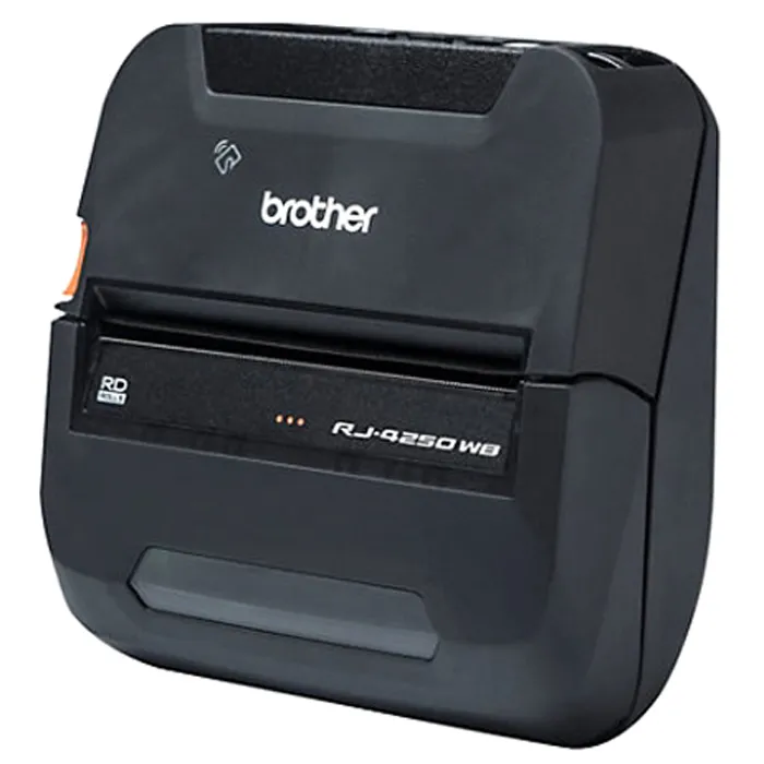 Brother RJ4250WB | Ruggedjet Rj-4250Wb Label Printer B/W Direct Thermal Refurbished - Brother refurbished available on Gotodirect