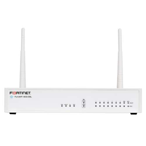 Fortinet FWF-60E-DSL-S | FortiWiFi 60E-DSL-S 9 x Ports GE RJ-45 + 7 x Ports Internal + 1 x Port WAN + 1 x Port DMZ Managed Network Security/Firewall Appliance Refurbished - Fortinet refurbished available on Gotodirect