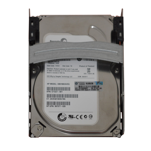 HP 574269-001 | 160GB 7200RPM SATA 3Gb/s 8MB Cache LFF Hot-Pluggable 3.5-inch Hard Drive Refurbished - Hewlett-Packard (ou HP en abrégé) refurbished available on Gotodirect