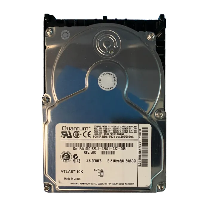 Dell 0001323U | 18.2GB 10000RPM Ultra-160 SCSI 80-Pin Hot Swap 2MB Cache 3.5-Inch Internal Hard Drive Refurbished - Dell refurbished available on Gotodirect
