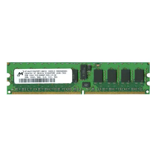 Buy Micron MT18HTF25672PY-80EG1 | 2GB DDR2-800MHz PC2-6400 ECC Registered RDIMM CL6 1Rx4 1.8V 240-Pin Memory Module Refurbished - $106.30 Micron MT18HTF25672PY-80EG1 | 2GB DDR2-800MHz PC2-6400 ECC Registered RDIMM CL6 1Rx4 1.8V 240-Pin Memory Module Refurbished - refurbished available on Gotodirect
