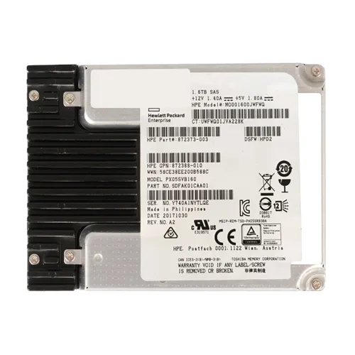HP MO001600JWFWQ | 1.6TB SAS 12Gb/s Mixed Use SFF 2.5-Inch Solid State Drive Refurbished - Hewlett-Packard (ou HP en abrégé) refurbished available on Gotodirect