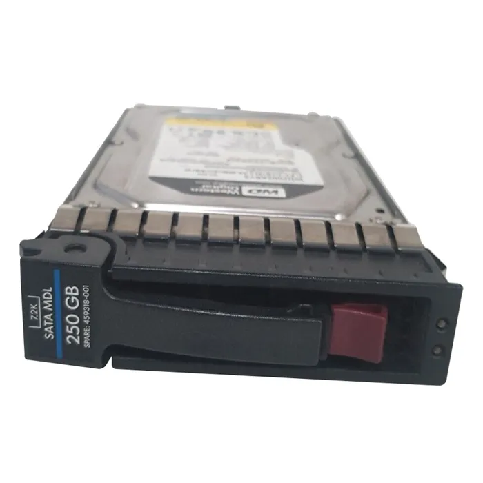Buy HP 459318-001 | 250GB 7200RPM SATA 3Gb/s NCQ Hot-Pluggable 3.5-inch Hard Drive for Gen1 to Gen7 ProLiant Server Refurbished - $231.17 HP 459318-001 | 250GB 7200RPM SATA 3Gb/s NCQ Hot-Pluggable 3.5-inch Hard Drive for Gen1 to Gen7 ProLiant Server Refurbished - Hewlett-Packard (ou HP en abrégé) refurbished available on Gotodirect