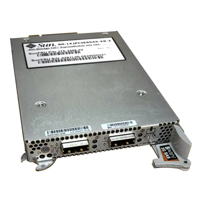 Sun 375-3486 | StorageTek SAS Host Bus Adapter PCI Express ExpressModuleBlade[tm] 8000 RoHS YL Refurbished -  refurbished available on Gotodirect