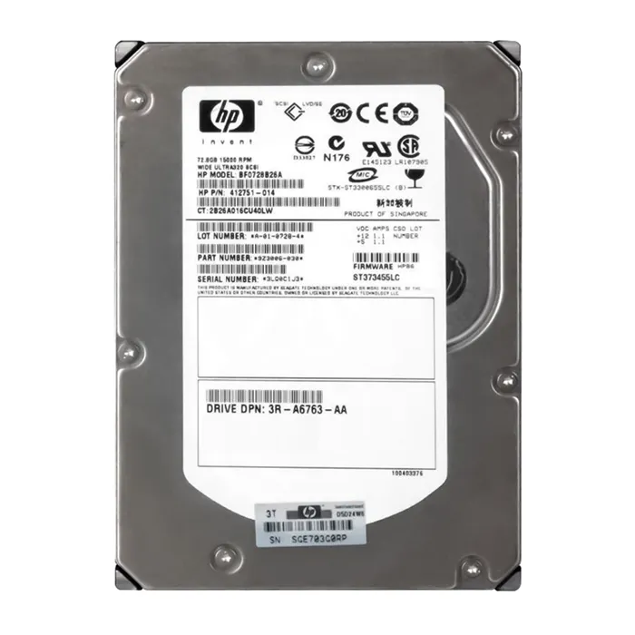 Buy HP BF0728B26A | 72.8GB 15000RPM Ultra320 SCSI Hot Pluggable LVD 80-Pin 3.5-Inch Hard Drive Refurbished - $221.11 HP BF0728B26A | 72.8GB 15000RPM Ultra320 SCSI Hot Pluggable LVD 80-Pin 3.5-Inch Hard Drive Refurbished - Hewlett-Packard (ou HP en abrégé) refurbished available on Gotodirect