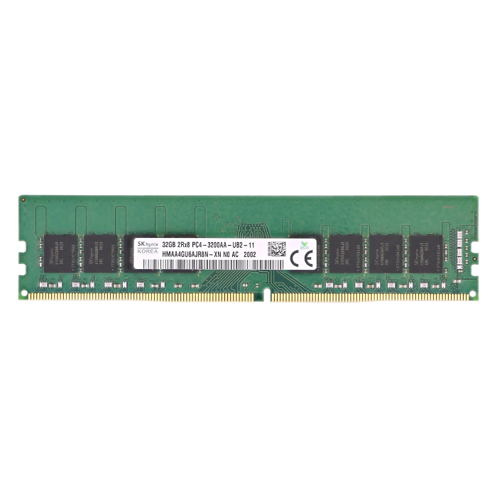Buy Hynix HMAA4GU6AJR8N-XNN0AC | 32GB DDR4-3200MHz Non-ECC Unbuffered CL22 288-Pin UDIMM 1.2V 2Rx8 Memory Module Refurbished - $460.35 Hynix HMAA4GU6AJR8N-XNN0AC | 32GB DDR4-3200MHz Non-ECC Unbuffered CL22 288-Pin UDIMM 1.2V 2Rx8 Memory Module Refurbished - refurbished available on Gotodirect