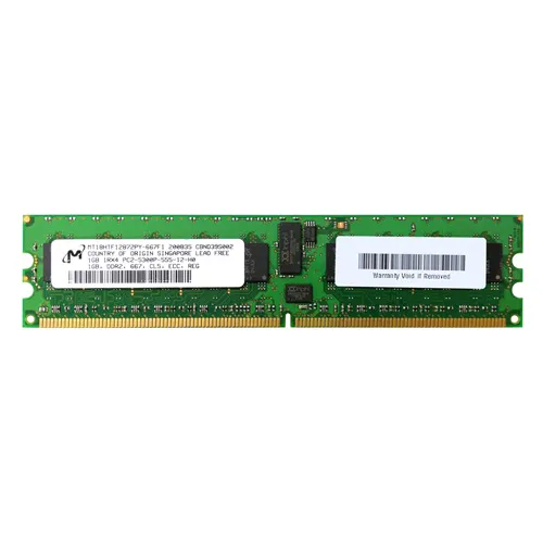 Buy Micron MT18HTF12872PY-667F1 | 1GB DDR2-667MHz PC2-5300 ECC Registered RDIMM CL5 1Rx4 1.8V 240-Pin Memory Module Refurbished - $85.00 Micron MT18HTF12872PY-667F1 | 1GB DDR2-667MHz PC2-5300 ECC Registered RDIMM CL5 1Rx4 1.8V 240-Pin Memory Module Refurbished - refurbished available on Gotodirect