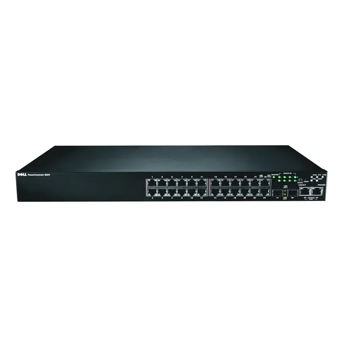 Dell CM308 | PowerConnect 3524 24-Ports 10/100 + 2 x Gigabit SFP + 2 x 10/100/1000 Managed Switch Refurbished - Dell refurbished available on Gotodirect