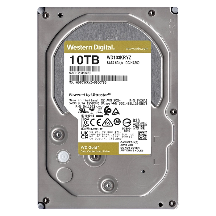 Buy Western Digital WD103KRYZ | Gold Air 10TB 3.5-inch 6GB/s SATA 7200RPM 512MB Cache 512e Enterprise Class Hard Drive Refurbished - $822.50 Western Digital WD103KRYZ | Gold Air 10TB 3.5-inch 6GB/s SATA 7200RPM 512MB Cache 512e Enterprise Class Hard Drive Refurbished - Western Digital refurbished available on Gotodirect