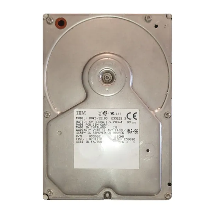 IBM 07H1118 | Ultrastar ES 2.1GB 5400RPM Fast SCSI 50-Pin 448KB Cache 3.5-Inch Hard Drive Refurbished -  refurbished available on Gotodirect