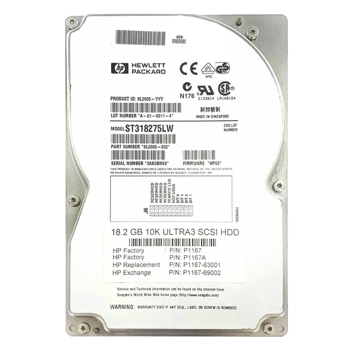 Seagate ST318275LW | 18GB 7200RPM Ultra2 Wide SCSI 3.5-Inch 1MB Cache Hard Drive Refurbished - Seagate refurbished available on Gotodirect