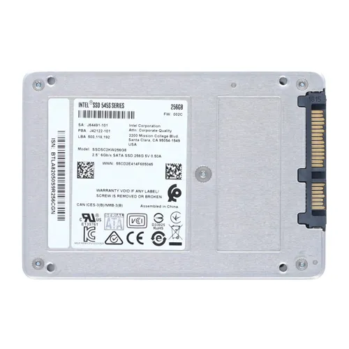 Buy Intel SSDSC2KW256G8 | 545S Series 256GB Triple-Level Cell SATA 6Gb/s 2.5-Inch Solid State Drive Refurbished - $171.76 Intel SSDSC2KW256G8 | 545S Series 256GB Triple-Level Cell SATA 6Gb/s 2.5-Inch Solid State Drive Refurbished - Intel refurbished available on Gotodirect