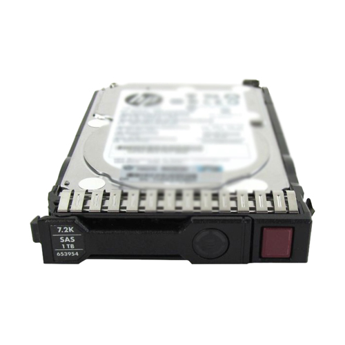 HP 653954-001 | 1TB 7200RPM SAS 6Gb/s SFF Hot-Pluggable Dual Port 2.5-inch Midline Hard Drive for Gen8/9 ProLiant Server/Storage Array Refurbished - Hewlett-Packard (ou HP en abrégé) refurbished available on Gotodirect
