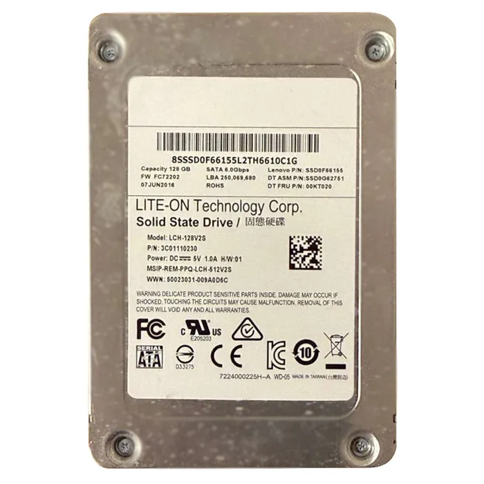 Lenovo 3C01110230 | 128GB MLC SATA 6GB/s 2.5-Inch Internal Solid State Drive Refurbished - Lenovo refurbished available on Gotodirect
