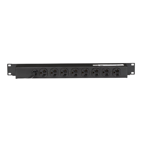Black Box SP473A-R2 | 330-Watts 100–127V 20A 60Hz 8 NEMA 5–20 R Outlets Rack Mount Power Strip Refurbished -  refurbished available on Gotodirect