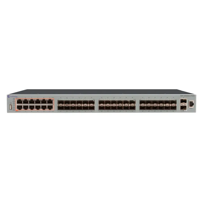 Extreme Networks EC4400A05-E6 | VSP 4450GSX-PWR+ PoE+ 12 x Ports 10/100/1000Base-T + 36 x Ports SFP + 2 x SFP+ Layer 3 Managed Gigabit Ethernet Network Switch Refurbished -  refurbished available on Gotodirect