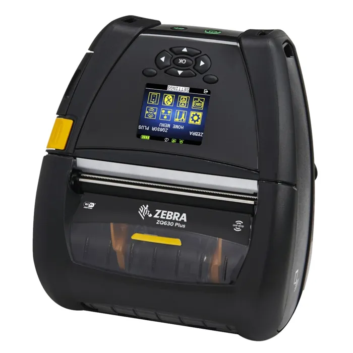 Zebra ZQ63-AUFA004-00 | ZQ630 Plus Monochrome Desktop Industrial Mobile Direct Thermal Label/Receipt Printer Refurbished - Zebra Technologies (si la marque se réfère à l refurbished available on Gotodirect