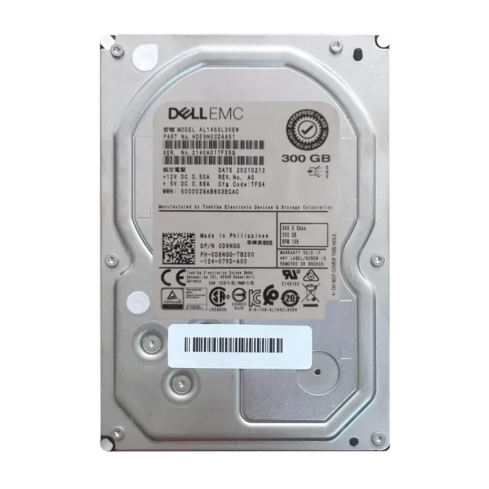 Dell D8NGG | 300GB 15000RPM SAS 6Gb/s 3.5-Inch Hard Drive Refurbished - Dell refurbished available on Gotodirect