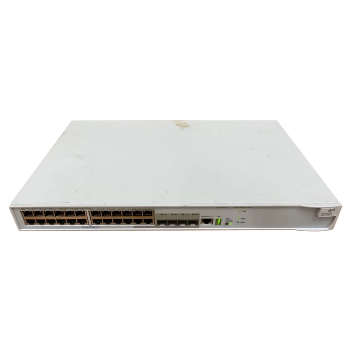3Com 3CR17761-91-ME | 4500G 24 x RJ-45 Ports 10/100/1000Base-T + 4 x Combo SFP Ports + 4 x SFP+ Ports Layer 3 Managed Rack-mountable Gigabit Ethernet Network Switch Refurbished -  refurbished available on Gotodirect