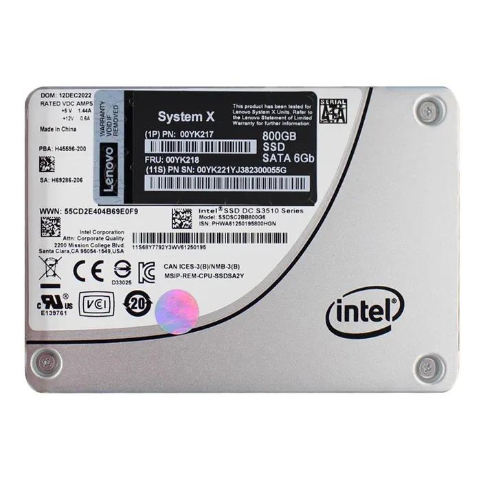 Lenovo 00YK218 | 800GB Multi-Level Cell SATA 6Gb/s Hot Swappable 2.5-Inch Solid State Drive Refurbished - Lenovo refurbished available on Gotodirect