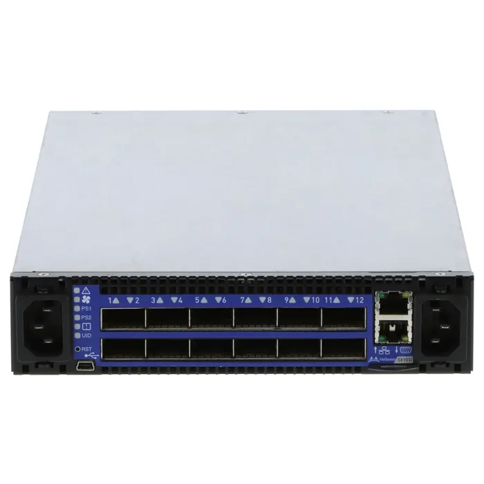 Mellanox SX1012 | SwitchX-2 12 x Ports QSFP+ 56Gb/s Layer 3 Managed 1U Rack-Mountable Network Switch Refurbished -  refurbished available on Gotodirect
