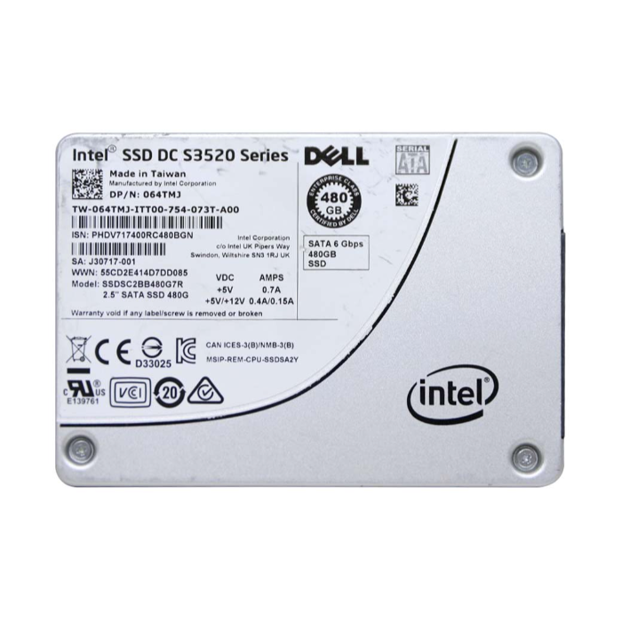 Buy Intel SSDSC2BB480G7R | S3520 480GB Multi-Level Cell SATA 6Gb/s 2.5-Inch Solid State Drive Refurbished - $383.33 Intel SSDSC2BB480G7R | S3520 480GB Multi-Level Cell SATA 6Gb/s 2.5-Inch Solid State Drive Refurbished - Intel refurbished available on Gotodirect