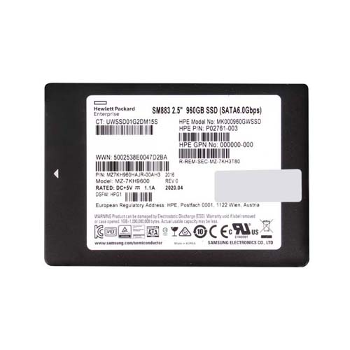 Buy HP MK000960GWSSD | 960GB SATA 6Gb/s Hot-Pluggable Mixed Use 2.5-Inch Enterprise Solid State Drive for ProLiant Server and Storage Array Refurbished - $471.54 HP MK000960GWSSD | 960GB SATA 6Gb/s Hot-Pluggable Mixed Use 2.5-Inch Enterprise Solid State Drive for ProLiant Server and Storage Array Refurbished - Hewlett-Packard (ou HP en abrégé) refurbished available on Gotodirect