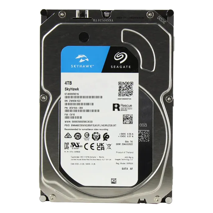 Seagate ST4000VX016 | SkyHawk Surveillance 4TB 5400RPM SATA 6Gb/s 256MB Cache 3.5-Inch Hard Drive Refurbished - Seagate refurbished available on Gotodirect
