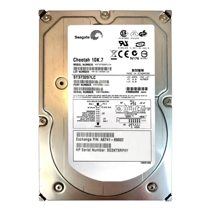HP A6741-69002 | 18.2GB 10000RPM Ultra160 SCSI Hot Pluggable LVD 80-Pin 3.5-Inch Hard Drive Refurbished - Hewlett-Packard (ou HP en abrégé) refurbished available on Gotodirect