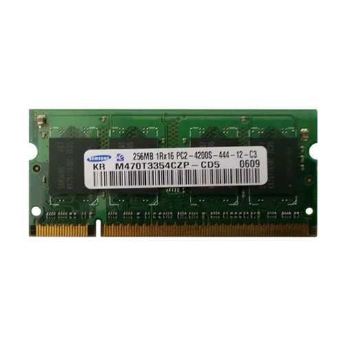Samsung M470T3354CZP-CD5 | 256MB DDR2-533MHz PC2-4200 Non-ECC Unbuffered SODIMM CL4 1Rx16 1.8V 200-Pin Memory Module Refurbished - Samsung refurbished available on Gotodirect