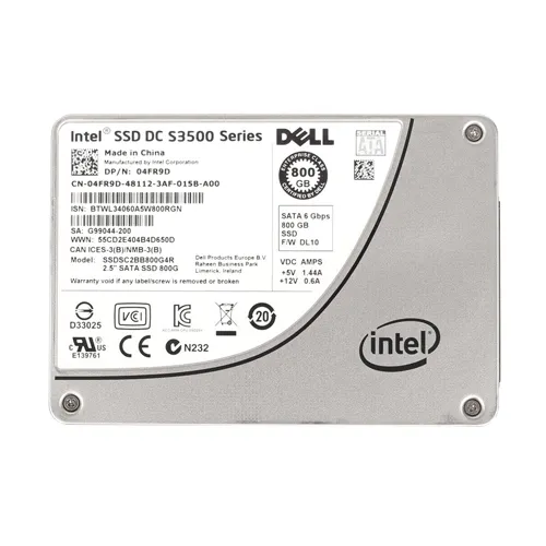 Dell 4FR9D | 800GB Multi-Level Cell SATA 6Gb/s Hot-Pluggable 2.5-Inch Solid State Drive for PowerEdge Servers Refurbished - Dell refurbished available on Gotodirect