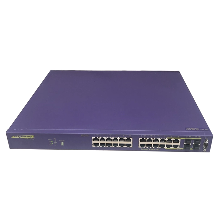 Extreme Networks X450A-24T | 24 x Ports 1000Base-T RJ-45 + 4 x Ports Shared SFP Layer 3 Managed Gigabit Ethernet Network Switch Refurbished -  refurbished available on Gotodirect
