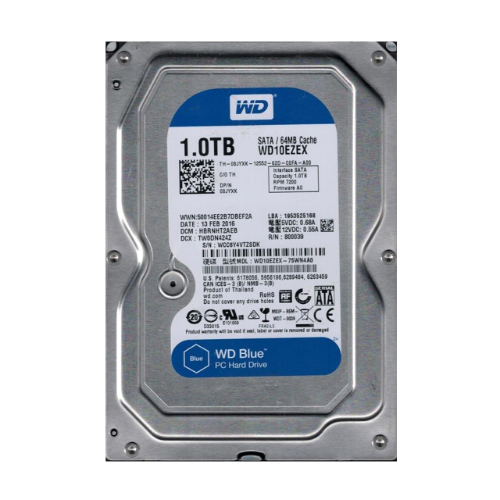 Western Digital WD10EZEX-75WN4A0 | Blue 1TB 3.5-inch 6GB/s SATA 7200RPM 64MB Cache Desktop Hard Drive Refurbished - Western Digital refurbished available on Gotodirect