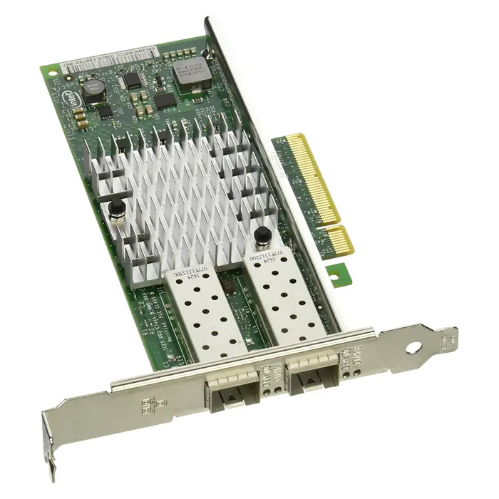 Intel E68793-006 | X520-DA2 2-Ports RJ-45 10Gb/s 10GBase-T PCI Express 2.0 x8 Gigabit Ethernet Converged Server Network Adapter Card Refurbished - Intel refurbished available on Gotodirect