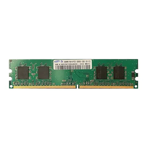 Samsung M378T3354BZ0-CCC | 256MB DDR2-400MHz PC2-3200 Non-ECC Unbuffered UDIMM CL3 1Rx16 1.8V 240-Pin Memory Module Refurbished - Samsung refurbished available on Gotodirect