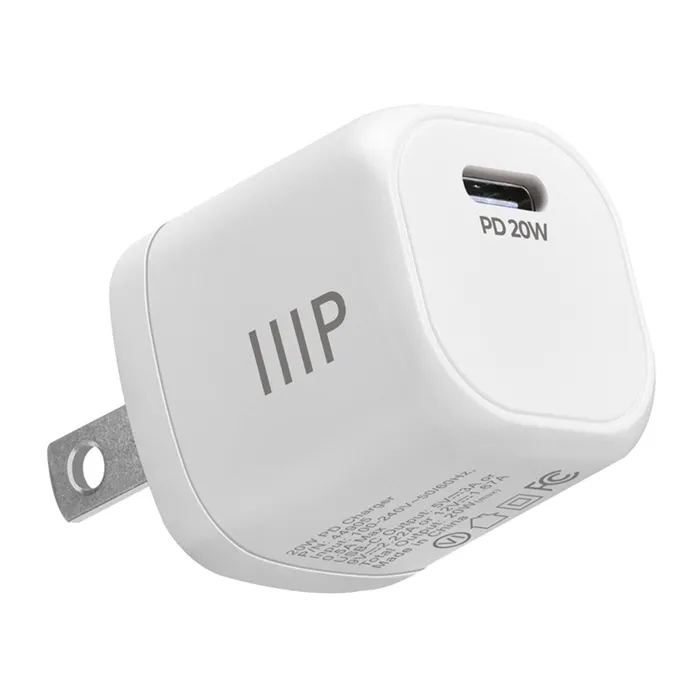 Monoprice 44905 | 20W USB‑C Mini Cubic Wall Charger White Refurbished -  refurbished available on Gotodirect