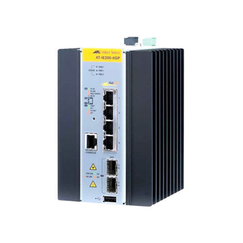 Allied Telesis AT-IE200-6GP | IE200 80 4 x Ports PoE+ 1000Base-T + 2 x Ports SFP Layer 2 Ethernet Network Switch Refurbished -  refurbished available on Gotodirect