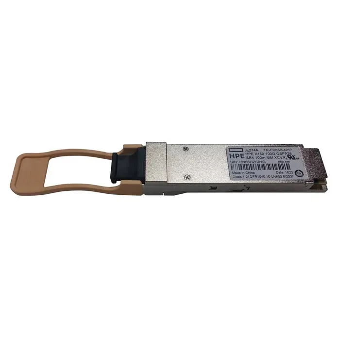 HP JL274A | X150 100Gb/s 100GBase-SR4 Multi-Mode Fibre 850nm 100m MPO Connector QSFP28 Transceiver Module Refurbished - Hewlett-Packard (ou HP en abrégé) refurbished available on Gotodirect