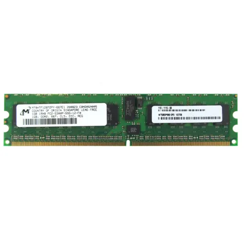 Micron MT9HTF12872PY-667 | 1GB DDR2-667MHz PC2-5300 ECC Registered RDIMM CL5 1Rx8 1.8V 240-Pin Memory Module Refurbished -  refurbished available on Gotodirect