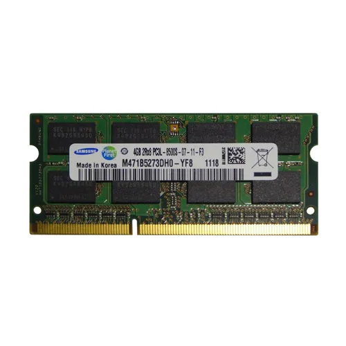 Samsung M471B5273DH0-YF8 | 4GB DDR3-1066MHz PC3-8500 Non-ECC Unbuffered SODIMM CL7 2Rx8 1.35V 204-Pin Memory Module Refurbished - Samsung refurbished available on Gotodirect