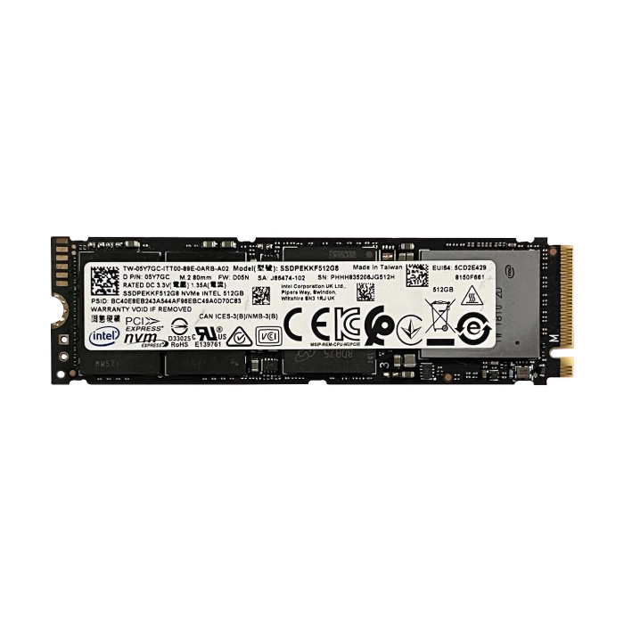 Dell 5Y7GC | 512GB TLC PCI Express 3.1 x4 NVMe M.2 2280 Internal Solid State Drive Refurbished - Dell refurbished available on Gotodirect
