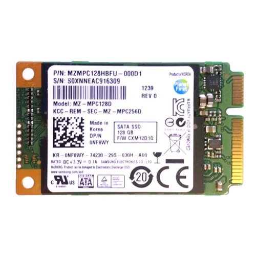 Dell NF8WY | 128GB Multi-Level Cell Mini PCI Express mSATA 1.8-Inch Solid State Drive Refurbished - Dell refurbished available on Gotodirect