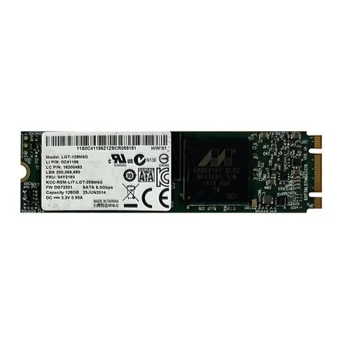 Lenovo 16200483 | 128GB Multi-Level Cell SATA 6Gb/s M.2 2280 Solid State Drive Refurbished - Lenovo refurbished available on Gotodirect