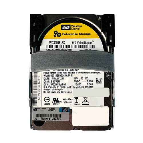 HP 601696-001 | 300GB 10000RPM SATA 6Gb/s 32MB Cache 3.5-inch Hard Drive Refurbished - Hewlett-Packard (ou HP en abrégé) refurbished available on Gotodirect
